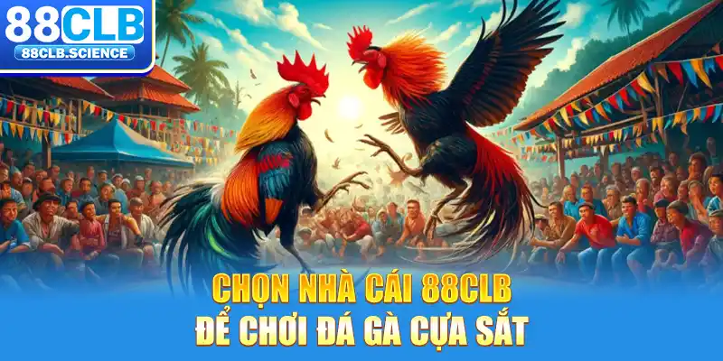 Chọn nhà cái 88CLB để chơi đá gà cựa sắt