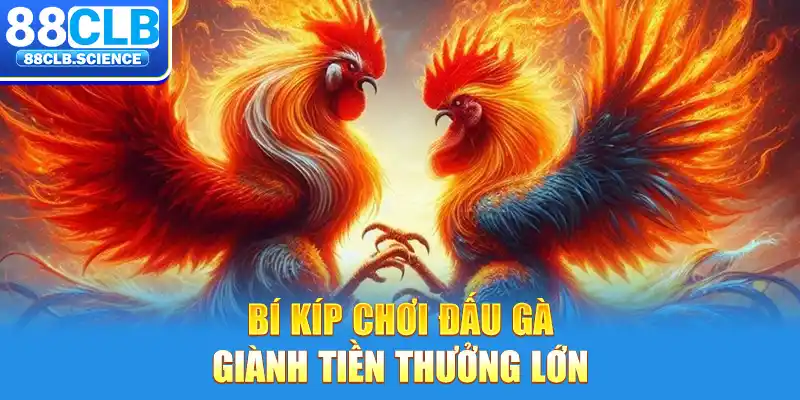 Bí kíp chơi đấu gà giành tiền thưởng lớn